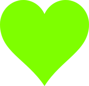 Large green heart